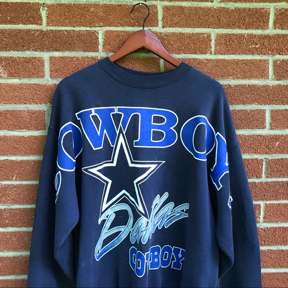 vintage cowboys sweater